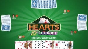 Una, nilalaro ang classic hearts card game na may iisang deck ng 52 card at 4 na manlalaro
