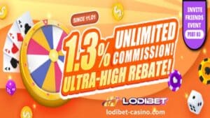 LODIBET-Imbitahan kaibigan na ng 1.3% reward