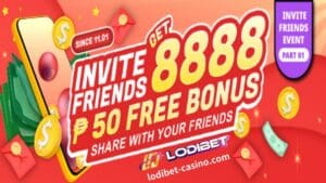 LODIBET Mag-imbita ng mga kaibigan at makakuha ng ₱8888