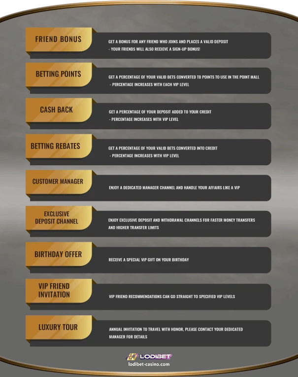 LODIBET exclusive VIP benefits and instructions