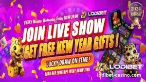 Makilahok sa LODIBET na live broadcast at makatanggap ng mga libreng regalo sa Bagong Taon!