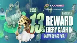 Ang LODIBET ay may USDT 13% na bonus para sa bawat cash transaction! Charity GOGOGO!